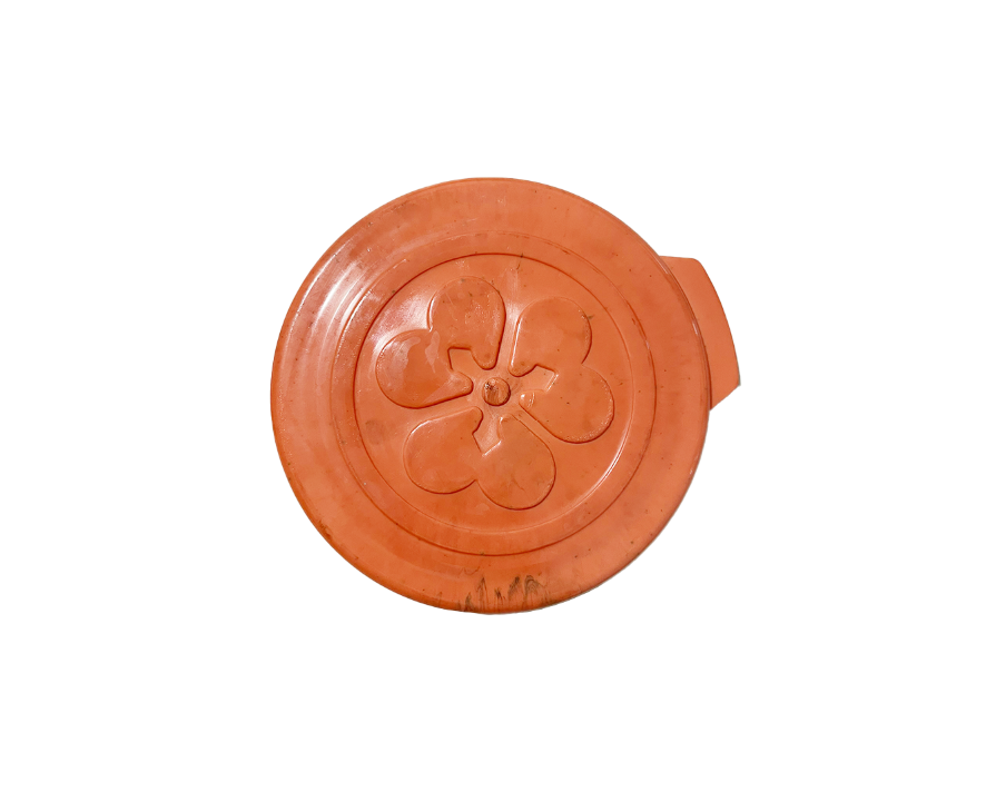 Tampa de Inspeção Brudden, 150MM, Laranja
