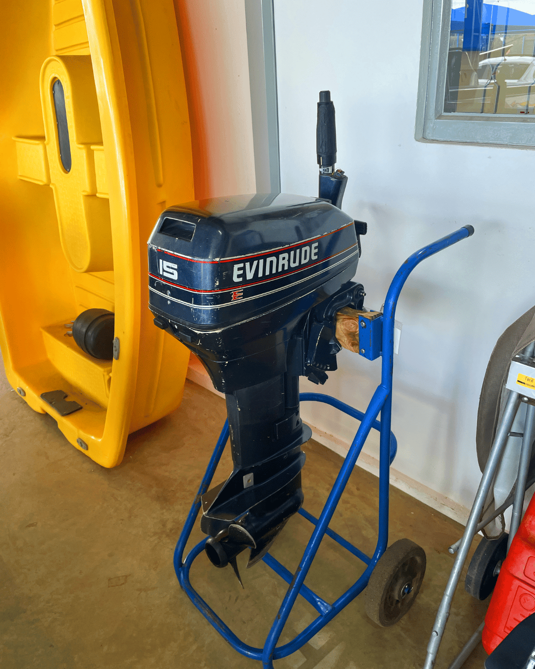 Motor Seminovo - Evinrude 15HP 2 Tempos, Ano 1994