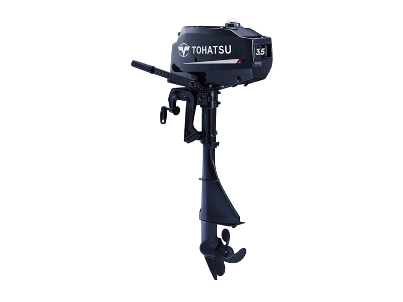 Motor Tohatsu - 3.5HP S, Partida Manual, 2 Tempos