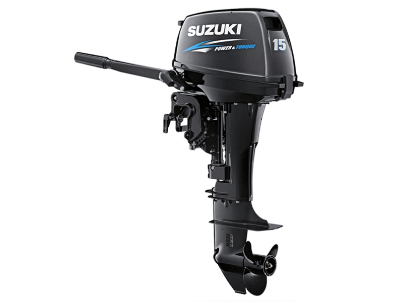 Motor de Popa Suzuki, 15HP, 2 Tempos, Ignição PEI